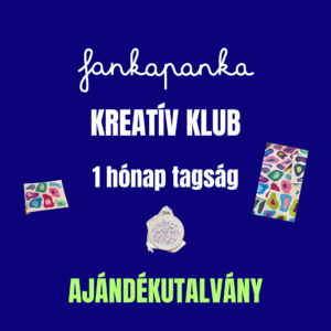 AJÁNDÉKUTALVÁNY - Kreatív klub - 1 hónap tagság